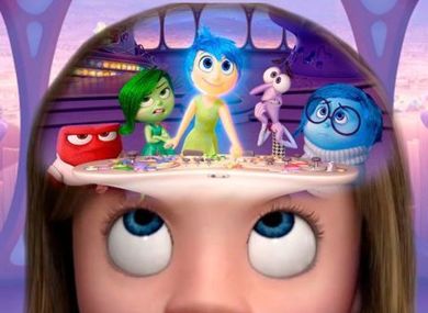 Inside out emotions in head