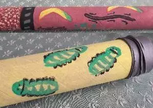Painted didgeridoos
